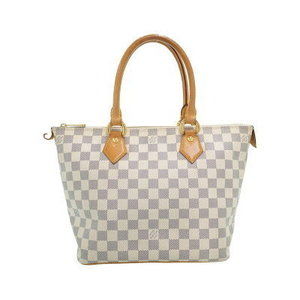 Louis Vuitton Damier Azur White Saleya PM Tote Bag